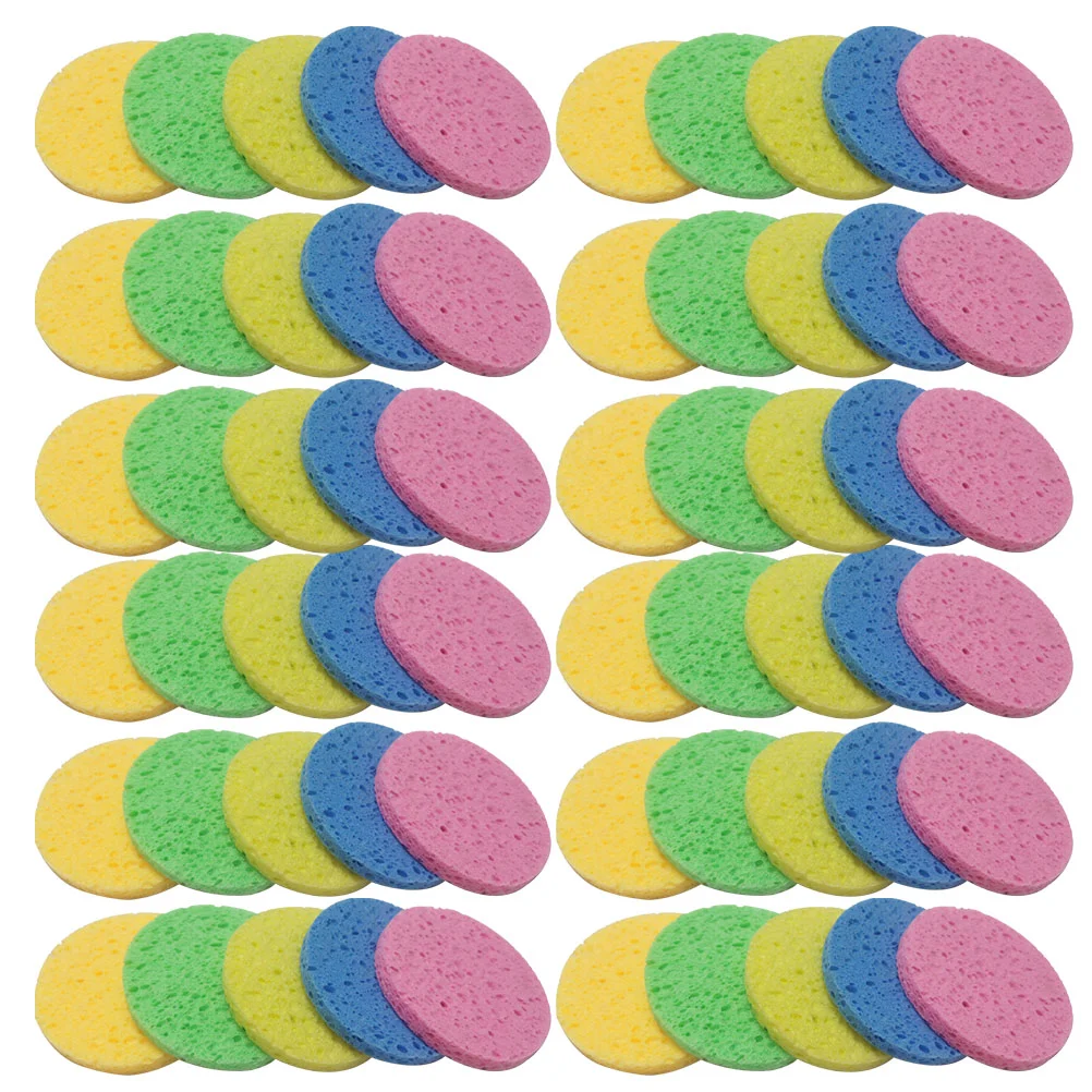 

Cleasing Milk Portable Face Scrubber Convenient Cleaner Sponges Makeup
