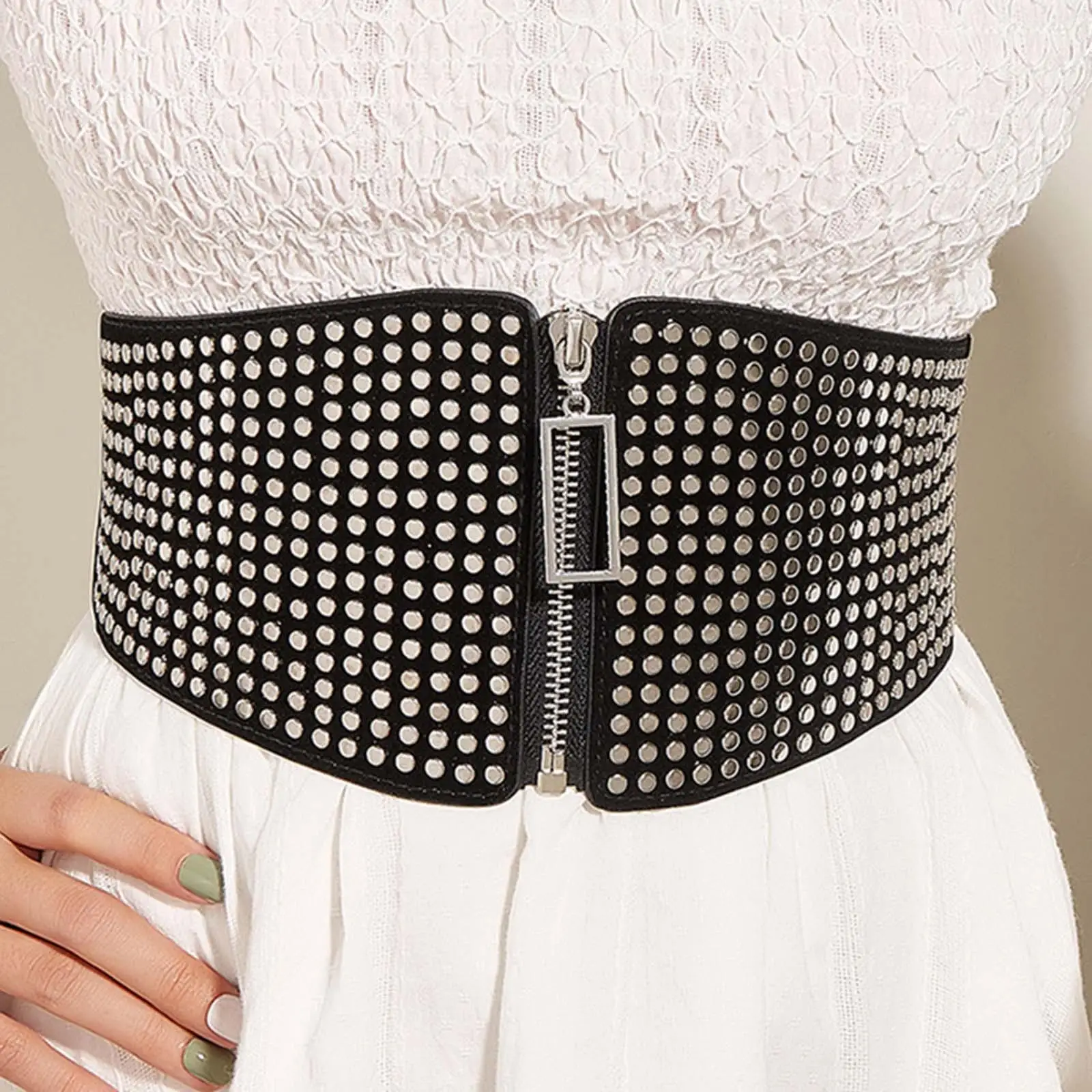 

Elastic Corset Belt Female Waist Wide Belts For Women Pu Leather High Quality Stretch Cummerbunds Dress Waistband