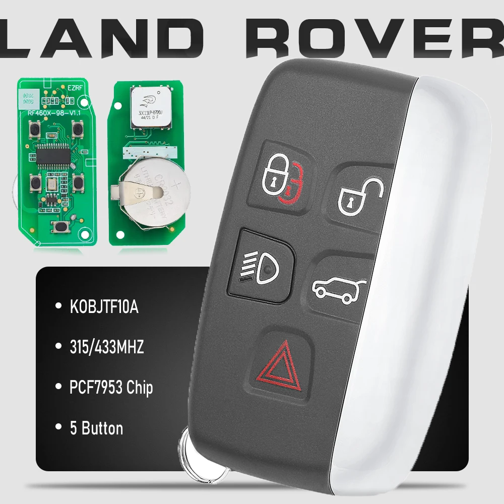 

Клавиатура KEYECU для Land Rover LR2 LR4,Range Rover Evoque Sport 315 433 7953 2015-17