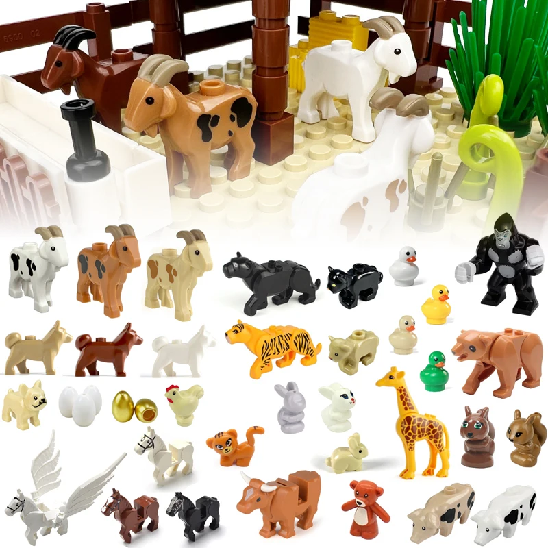 Goat Duck Dog Chicken Horse Squirrel