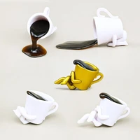 so ta gachapon cashapon coffee cup personification table ornaments figurine capsule toy gifts