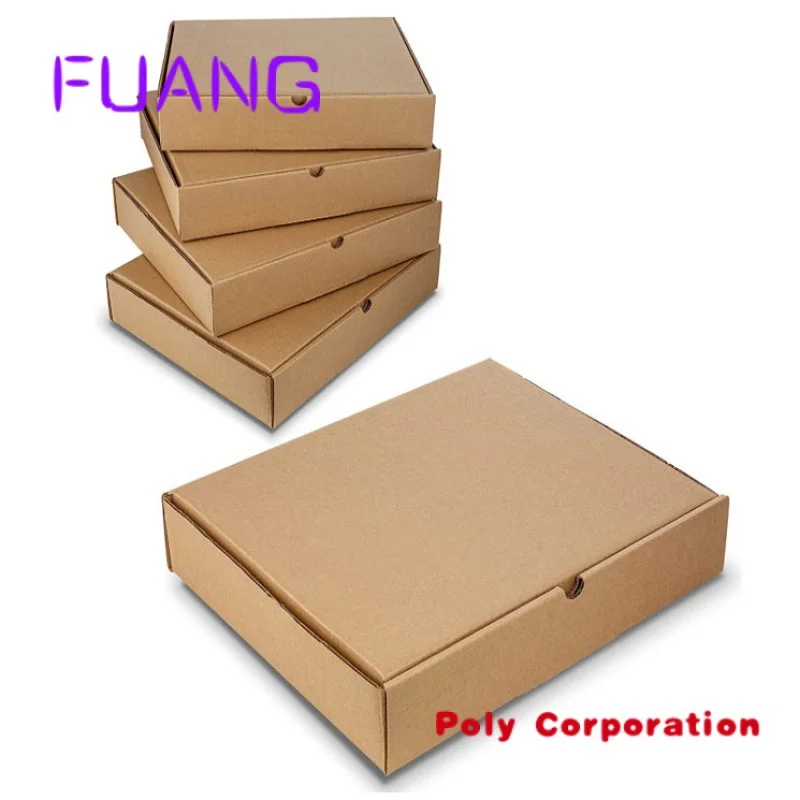 Kraft Paper Corrugated Flat Packaging Shipping Box Mailing Cartons Foldingpacking box for small business