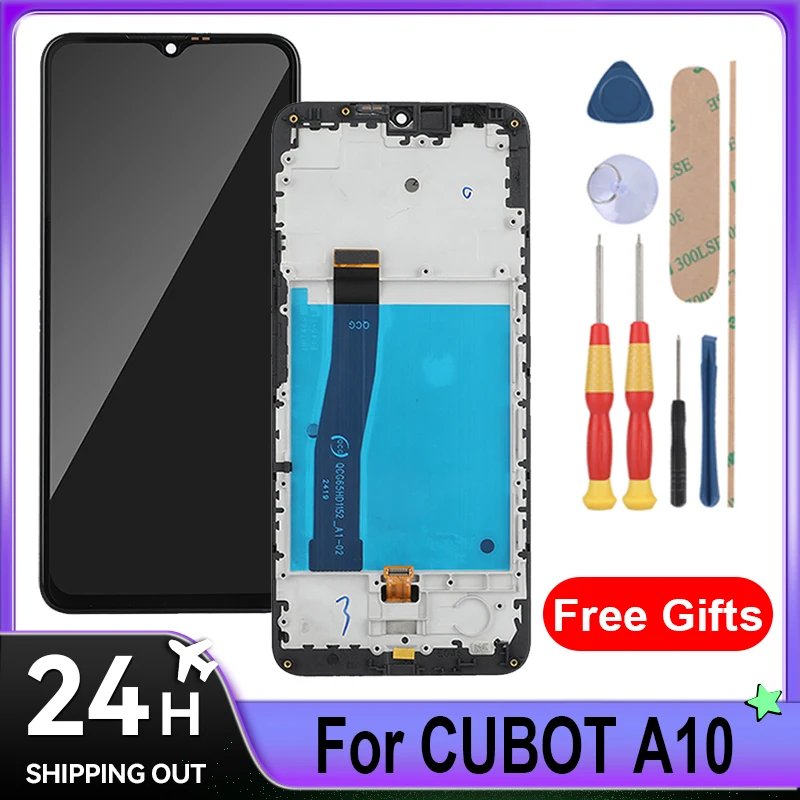 Фото Для Cubot A10 A20 A30 A40 ЖК-дисплей + сенсорный экран + рамка полная сборка запасных частей для мобильных телефонов с инструментами №1