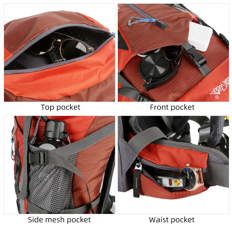 Походные туристические рюкзаки 60 л уличная Туристическая Сумка влагозащищенный