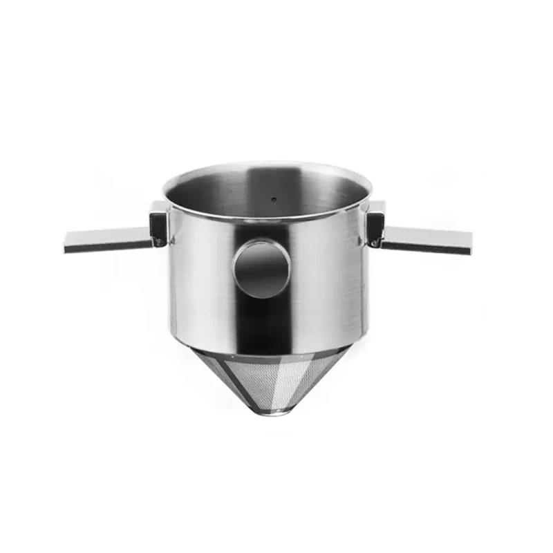 

Многоразовый конусный фильтр-капельница для кофе из нержавеющей стали