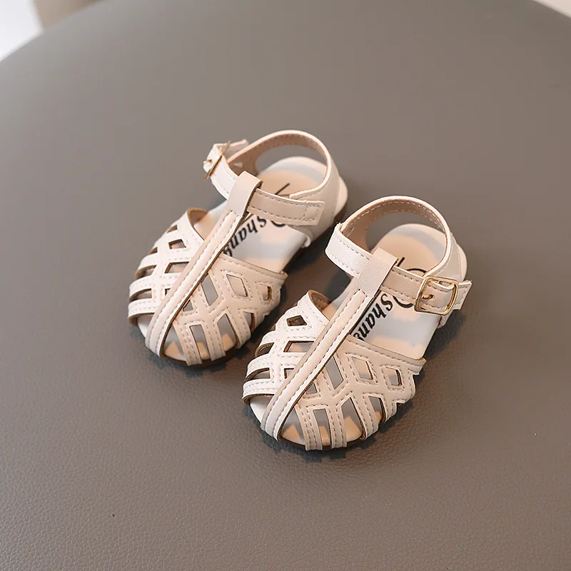 Сандалии Детские с открытым носком босоножки для принцесс мягкая подошва