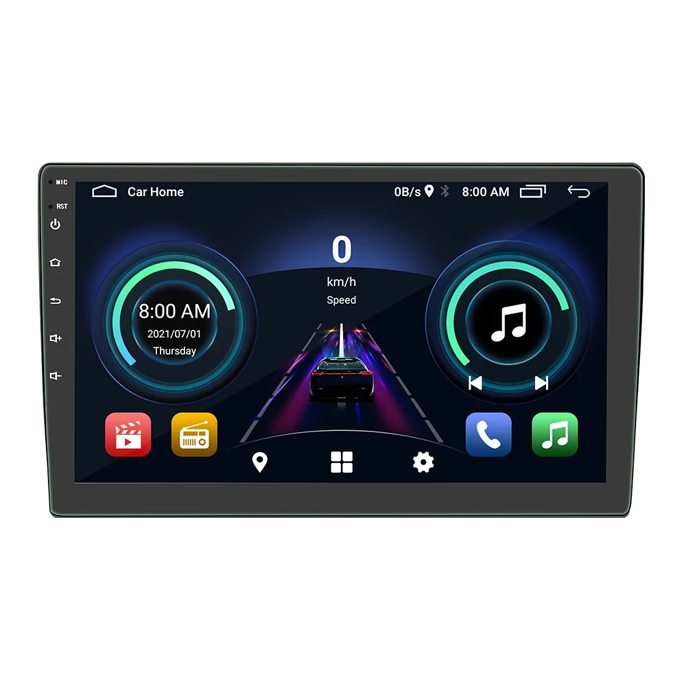 Автомагнитола BQCC 2 Din 10 1 дюйма GPS MP5 Wi-Fi FM BT