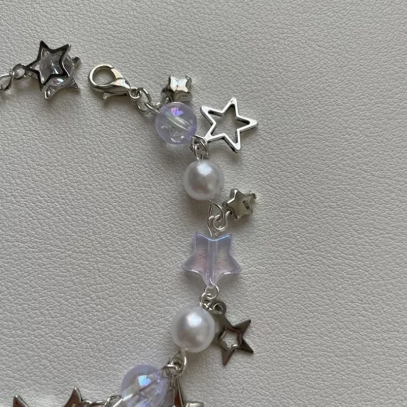 Подвесной браслет из бисера Y2K Star and Moon идеи подарков подвесная мода милый дружба