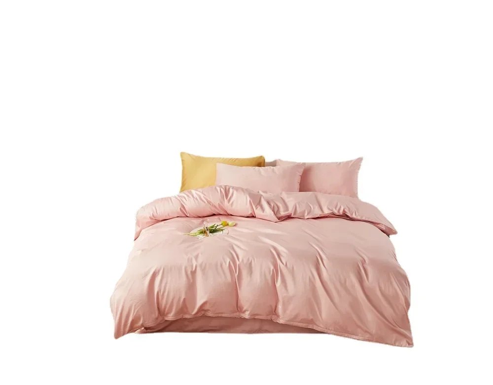 Однотонное степлное одеяло из длинного хлопка 100 Простые хлопковые и атласные