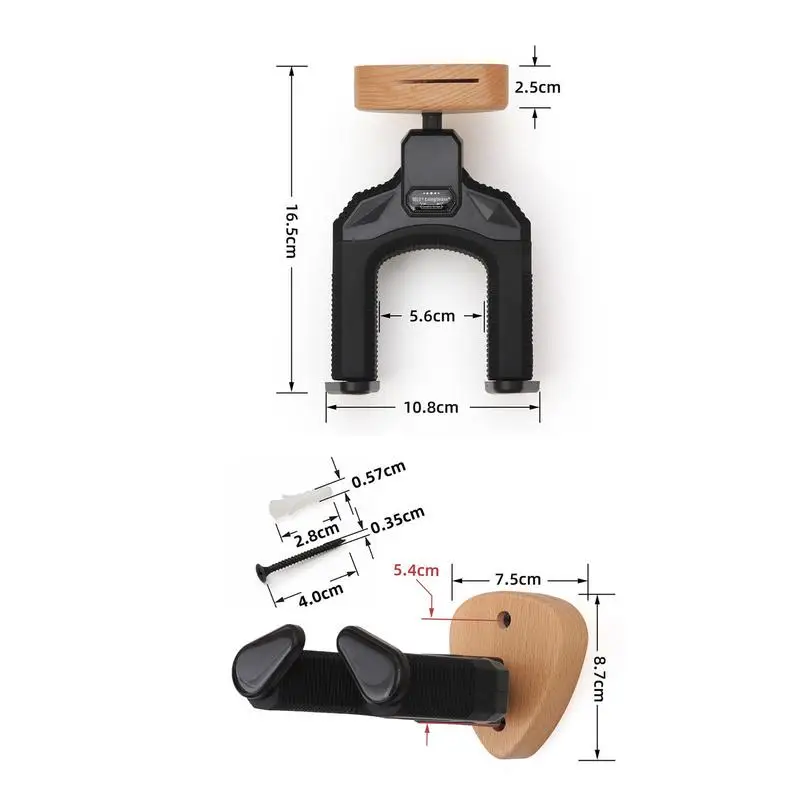 Держатель для гитары подставка с крючком прочная система автоматической