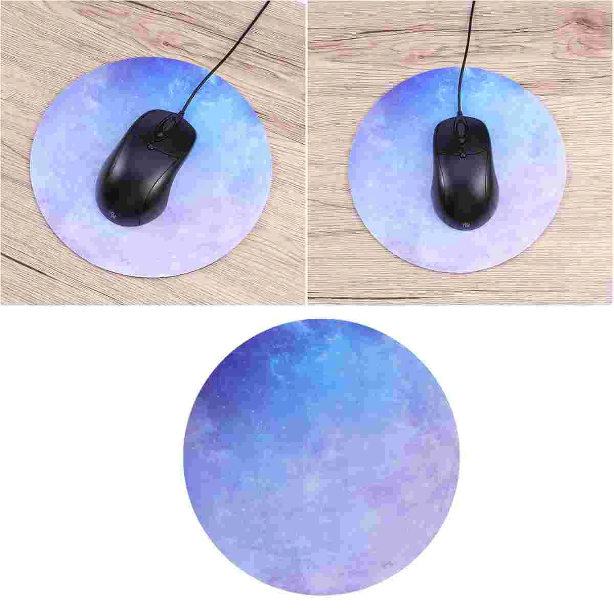 

Round Pad Planet Series Mat Romantic Gaming Pad Ultra Laptop Pad (Mercury)