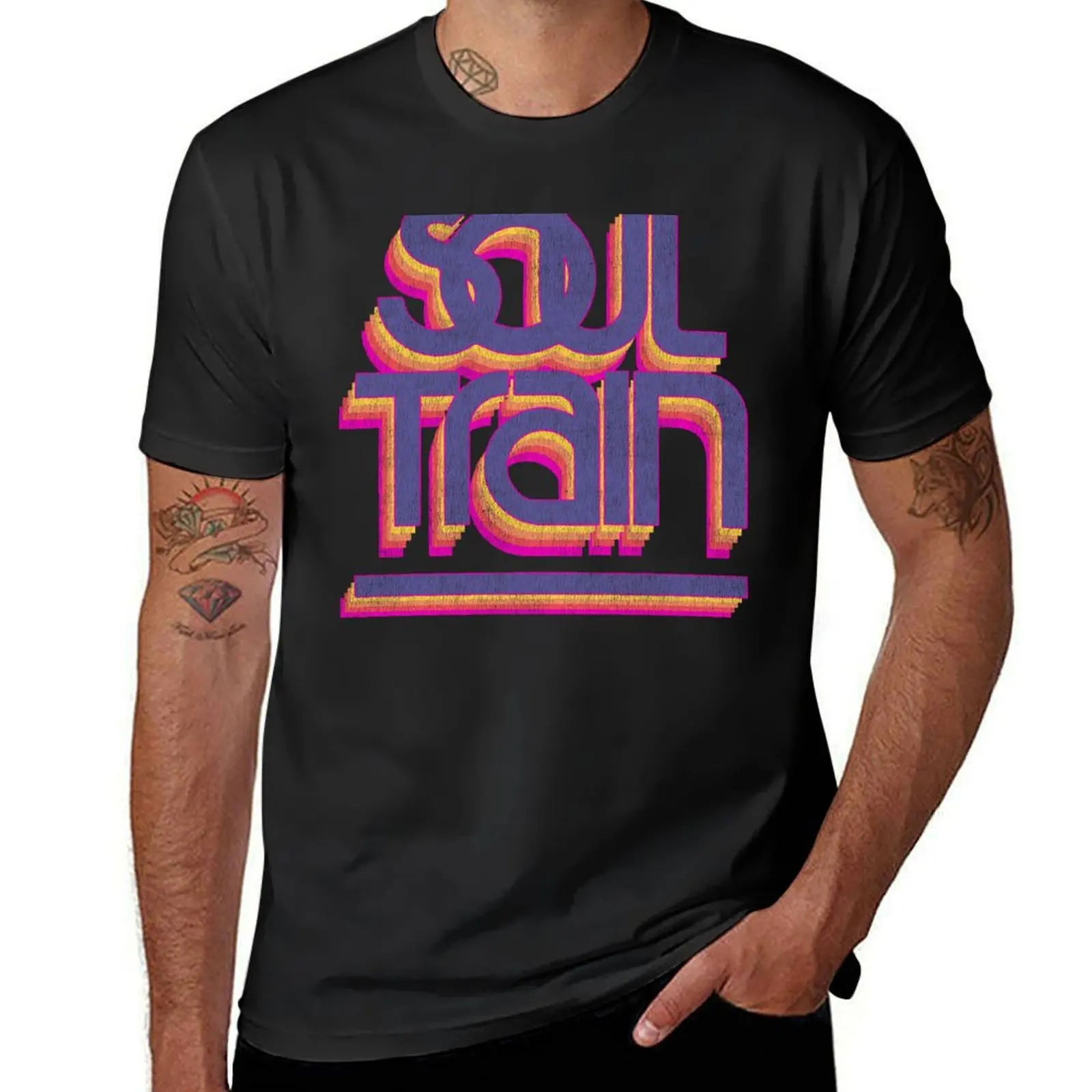 Футболка Soul Train Type Worn Lts хлопок