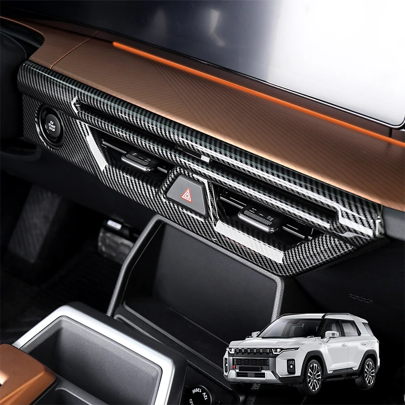 Фото Декоративная рамка для центрального воздуховода автомобиля SsangYong KGM Torres EVX J100 U100 ACTYON J120 2023 2024 2025 №1