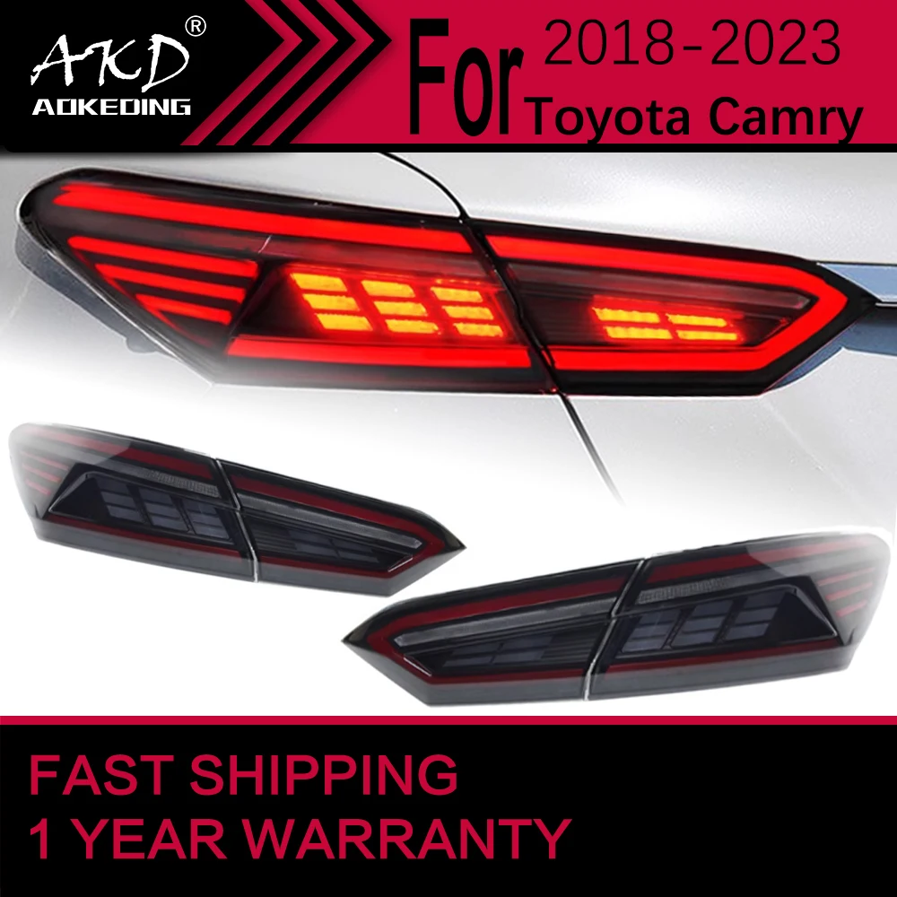 Автомобильные фары для Toyota Camry XSE светодиодный Tail светильник 2018-2023 задние