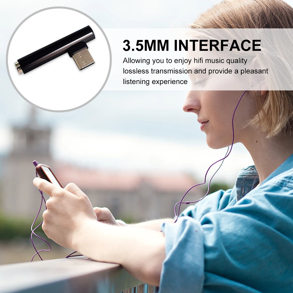 Адаптер для наушников с USB C на разъем 3 5 мм