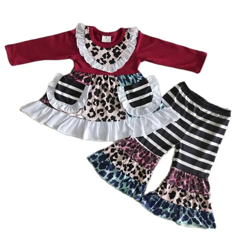 

6 A22-18 Girls Outfit Long Sleeve And Long Pants