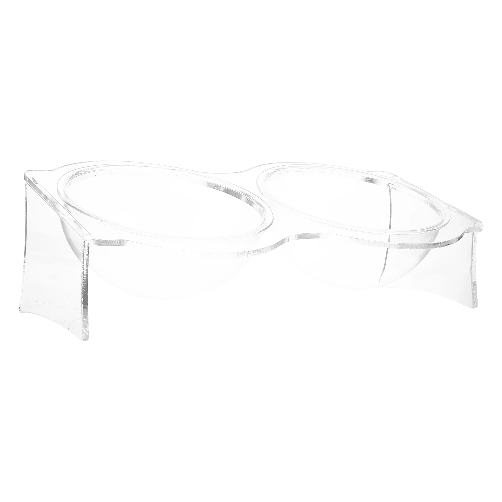 

Bowl Clear Dog Feeder Acryliccat Raised Pet Puppy Bowls Feeding Stand Drinking Anti Skid