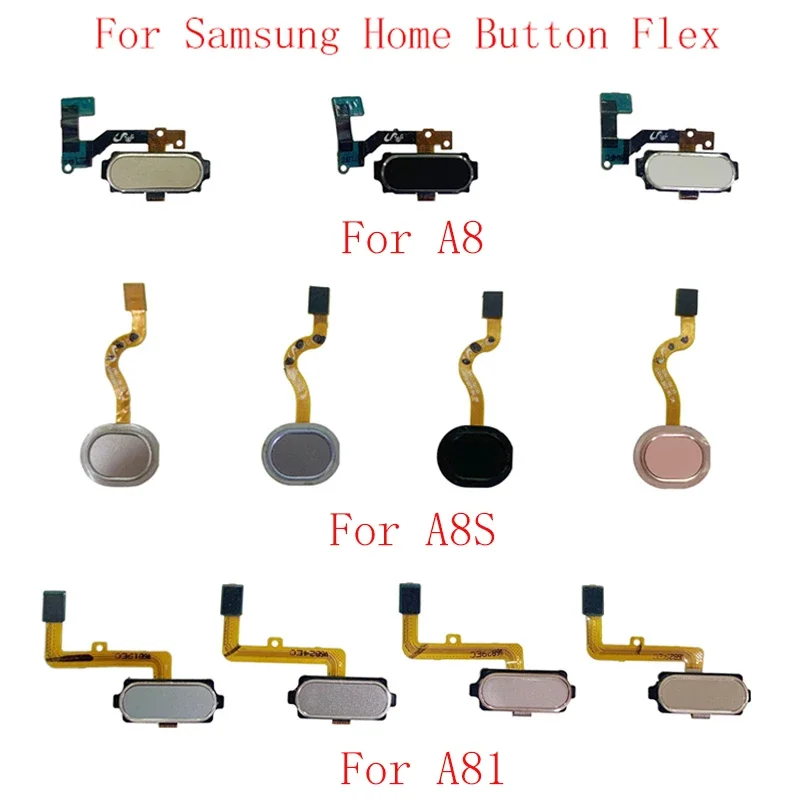 Сенсор отпечатков пальцев кнопка домой гибкий кабель лента для Samsung A8 A8000 A8S G8870 A81