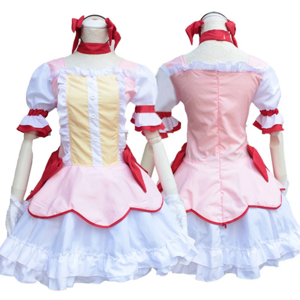 

Новинка, костюм для косплея Madoka Magica из аниме Puella Magi Madoka Kaname, одежда для Хэллоуина, вечеринки, парик, 6 шт./компл.