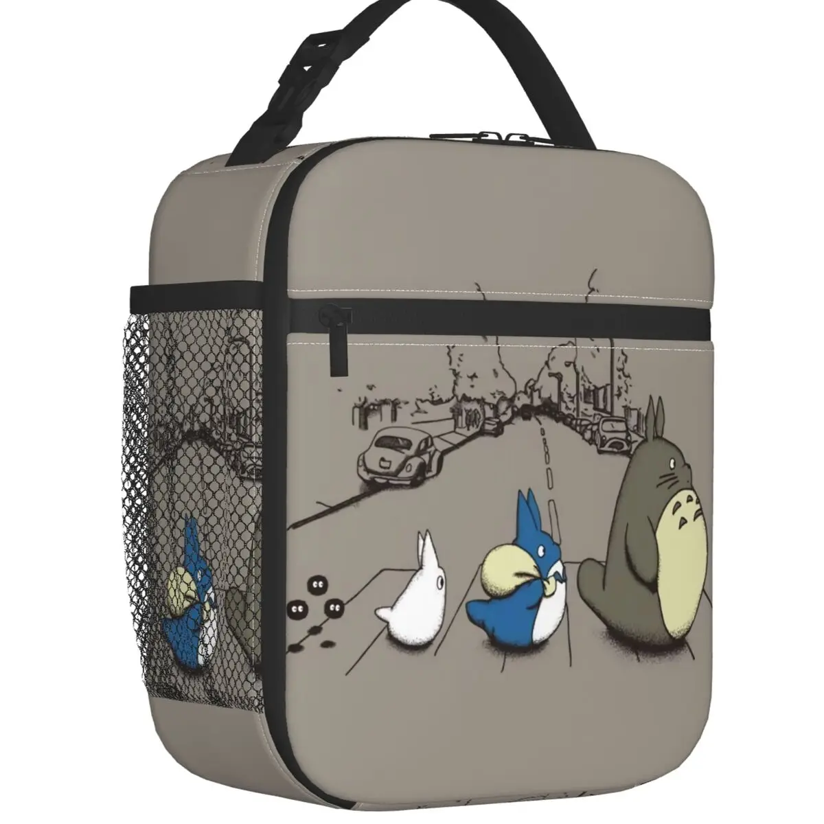 

Studio Ghibli Anime My Neighbor Totoro Insulated Lunch Bag Resuable Hayao Miyazaki Cooler Thermal Lunch Box Office Picnic Travel