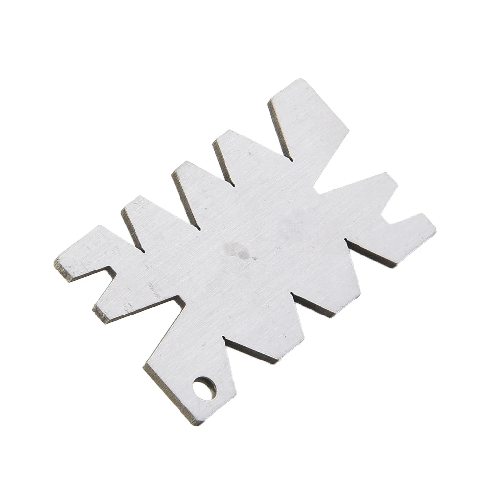 

1pcs Stainless Iron Angle Gauge Thread Cutting Gauge Tool Setting Template Angle Template Gauges V Slots Threadcutting Tools