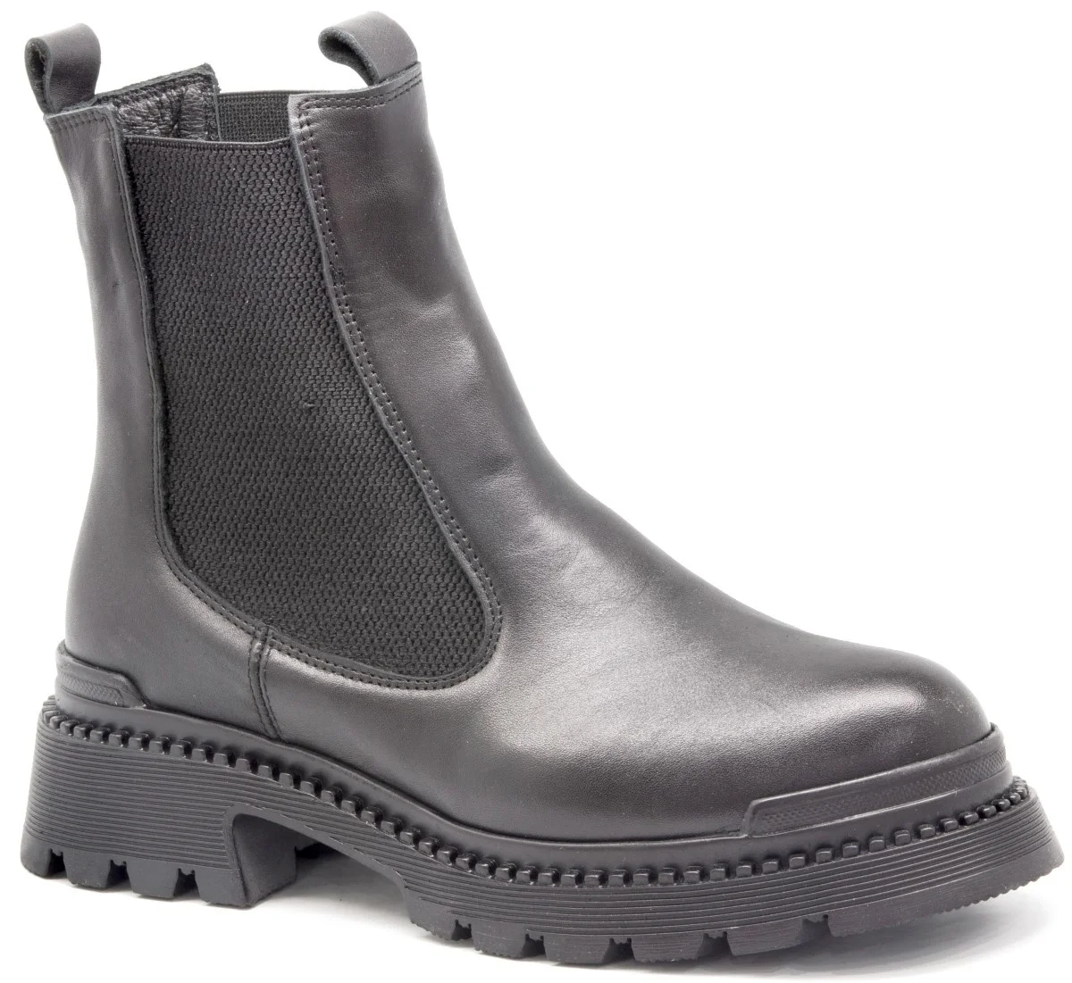 

Gedikpaşalı Alb 23K 10508 Black Ladies Boots Real Cow Leather Bağcıksız Postal Bağcıksız Casual Stylish High Base Durable
