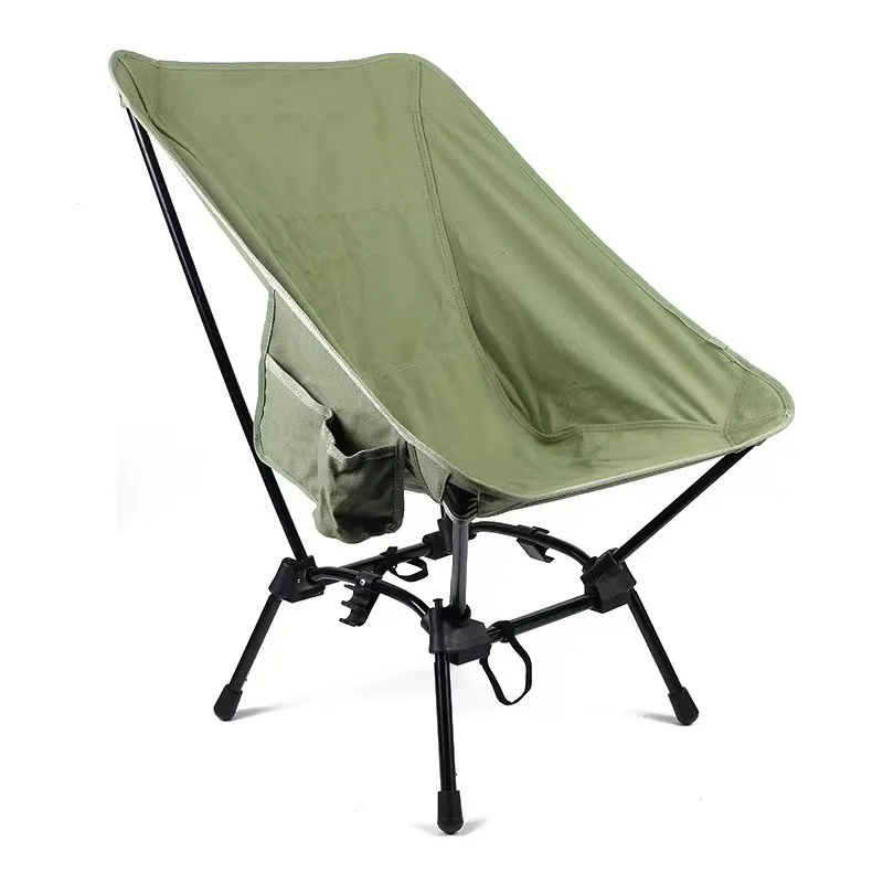 New Three Speed Adjustable Moon Chair Portable Canvas Backrest Beach Chair Camping Fishing Chair