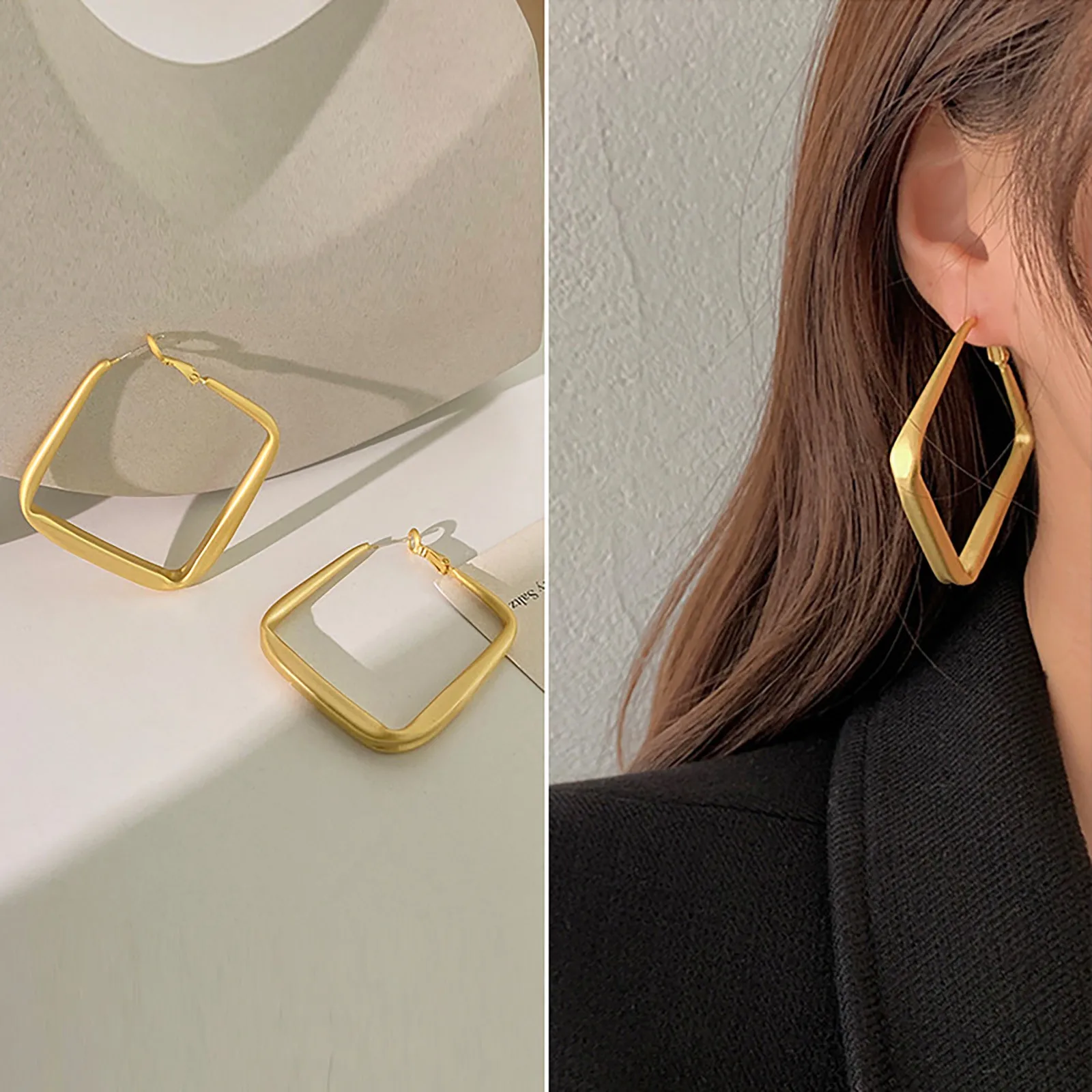 

Креативные серьги с шариками, набор ювелирных изделий для женщин с крестиком в морском стиле, пластиковые серьги-клипсы для девочек, серьги ...