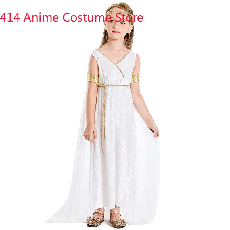 Детский костюм греческой богини атенийская Греческая богиня платье для девочек