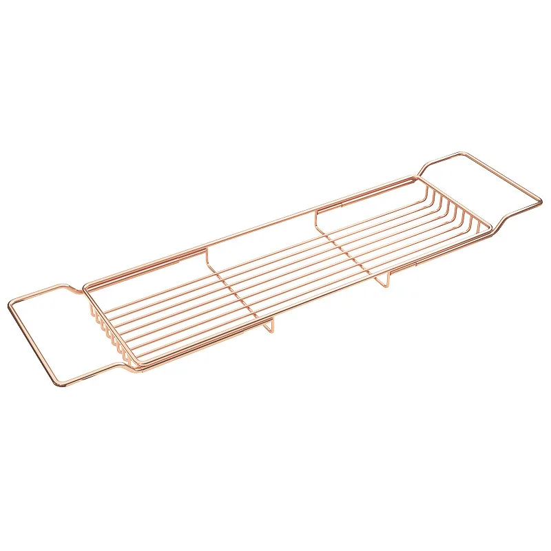 

Bathtub Storage Rack Bath Internet Celebrity Bathroom Light Luxury Bathtub Shelf Bathroom Storage Rack Upgrade Retractable