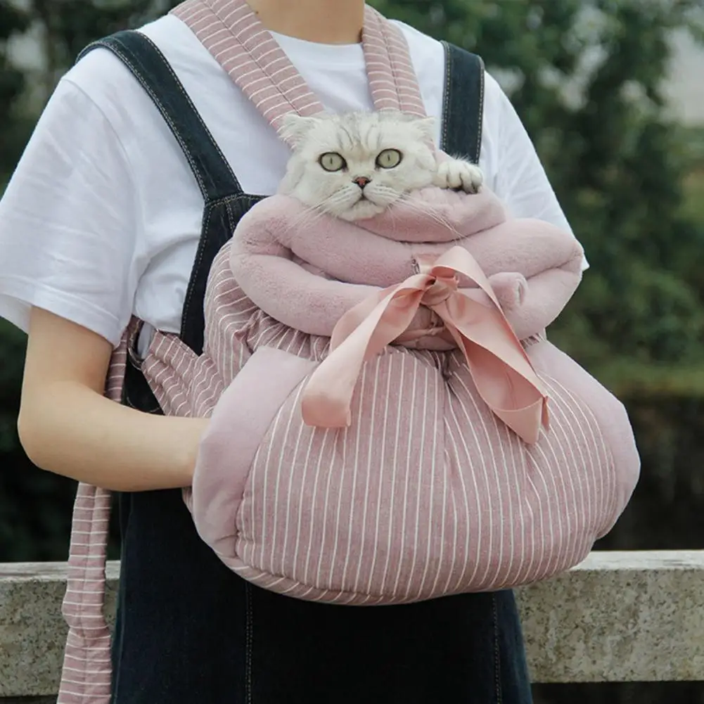 

Pet Backpack Convenient Pet Carrier Easy to Operate Pet Carrier Pocket