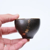 chinese kung fu tea set handmade stoneware tea cup with jin chazhan puer tea cup original mugs
