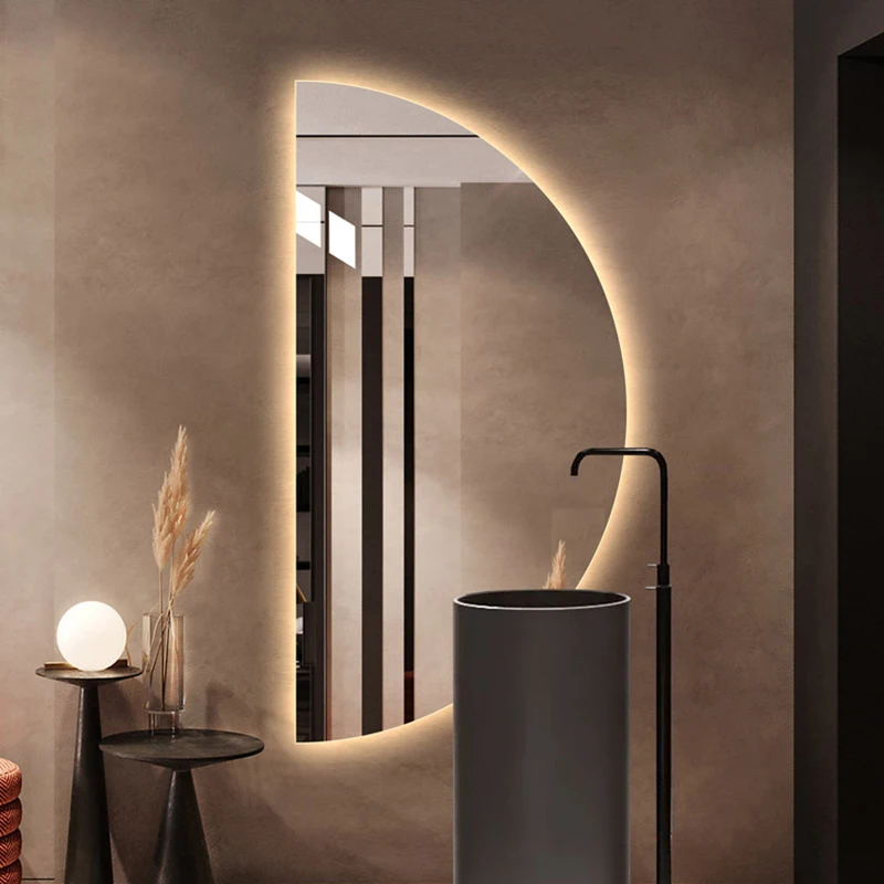 

Toilet Irregular Cute Mirror Long Stand Stained Glass Mirror Self Adhesive Room Decorators Aesthetic Specchio Room Decor ZSJ021