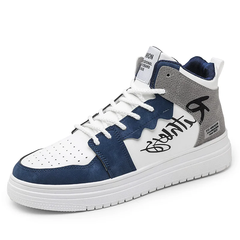 

Кроссовки мужские на шнуровке, Повседневные Дышащие Удобные сникерсы, модная обувь для туризма, плоская подошва, на осень