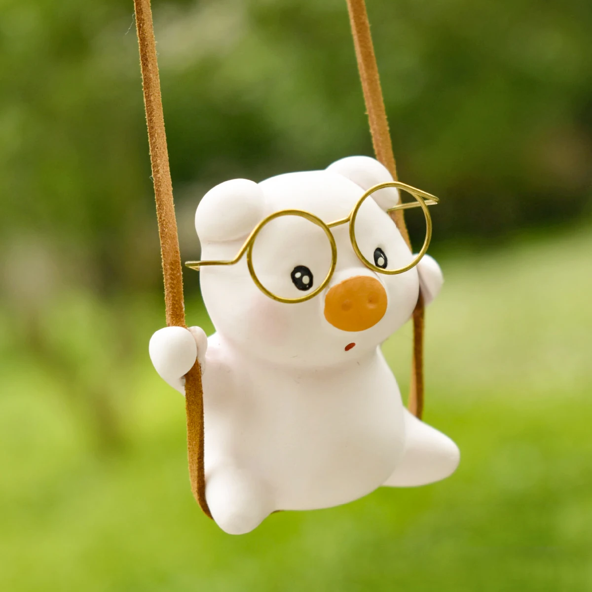 Очаровательная девушка свинья авто подушка безопасности декоративный гипсовый