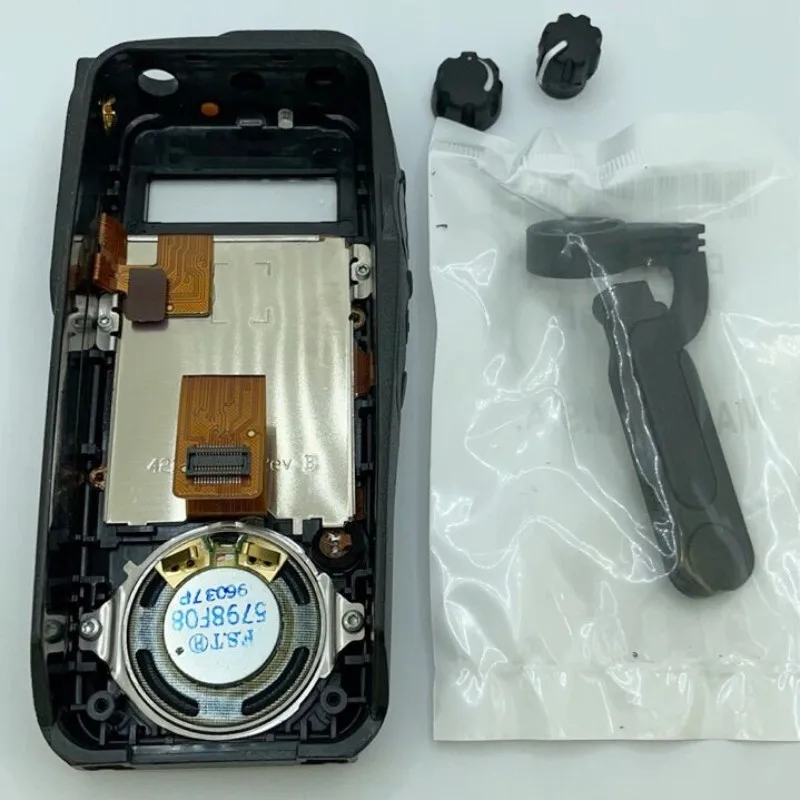 PMLN4646 Full-Keyboard Front Housing Cover Case with Speaker for Motorola DGP6150 XPR6550 XIR P8268 XPR6500 Two Way Radio