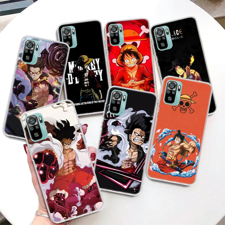 

Luffy One Piece Fashion Anime Coque Phone Case For Xiaomi Redmi 10 9 9A 9C 9T 8 8A 7 7A 10A 10C Prime 6 6A K20 K30 K40 Pro S2 So