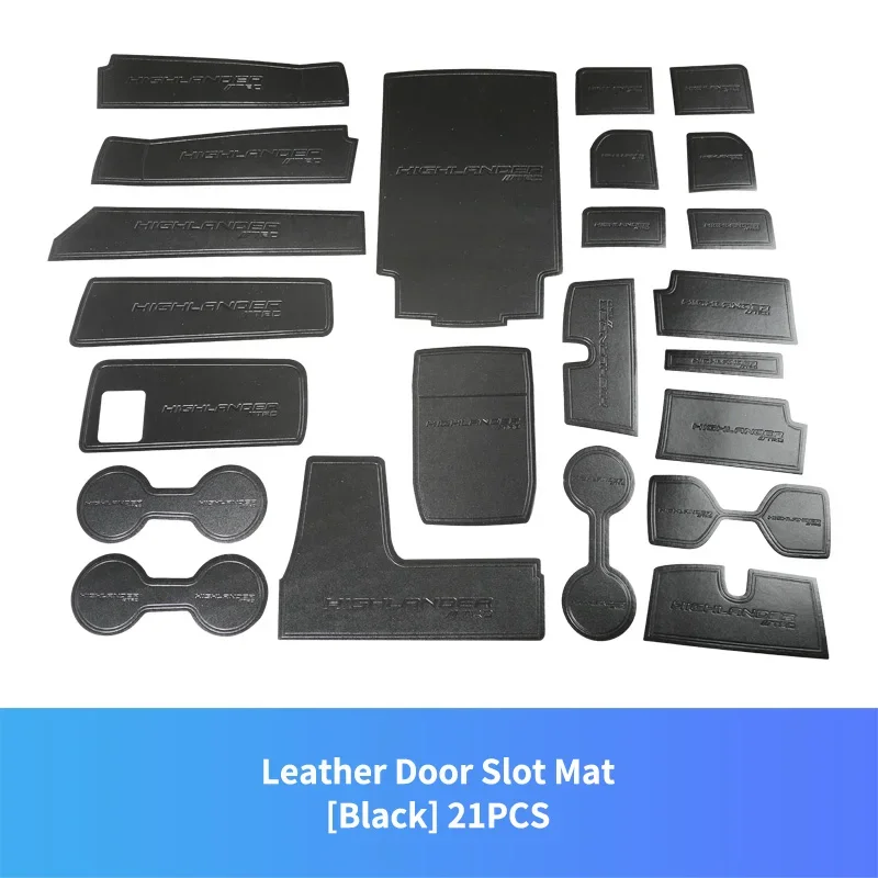 

Нескользящий автомобильный коврик для Toyota Highlander XU70 KLUGER 2020 2021 2022, подставка под водой из полиуретана с защитой от грязи, аксессуары для интерьера