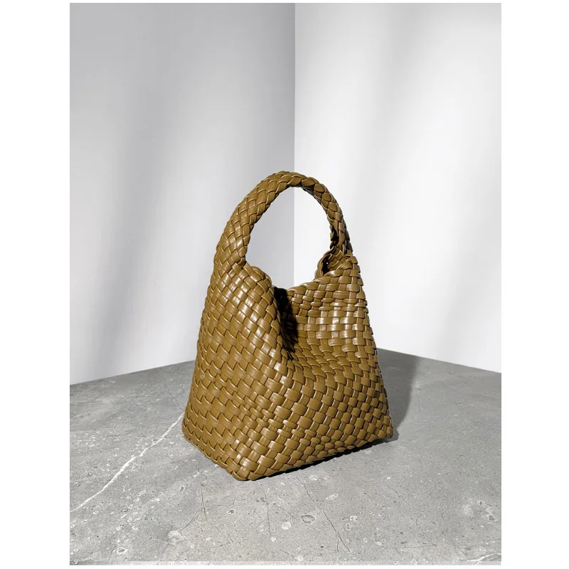 

2022 small minority designer hand woven bag women's bag versatile child mother bag single shoulder bag