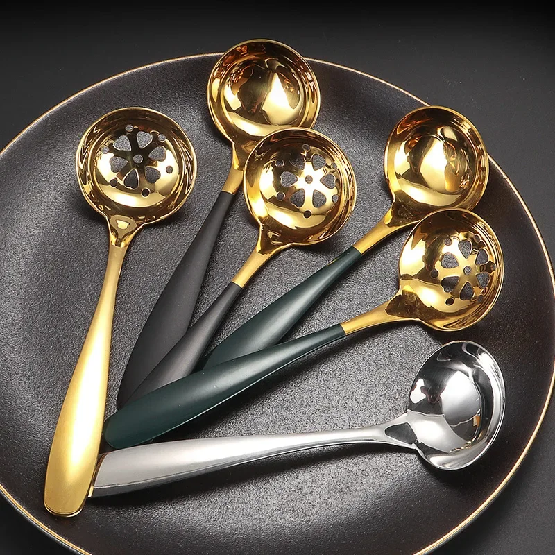 Ложка суповая из нержавеющей стали металлический столовый прибор с длинной