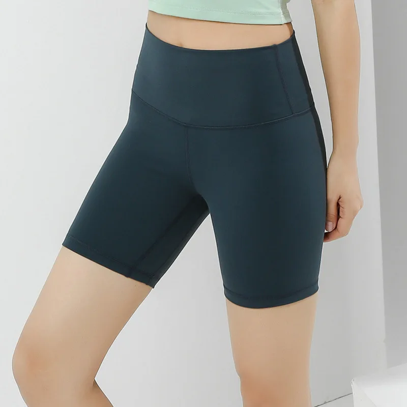 Women Sports Short Squat Proof High Waist Lulu Quality  Soft Fitness Tight Women Yoga Legging Shorts Cycling Athletic Gym