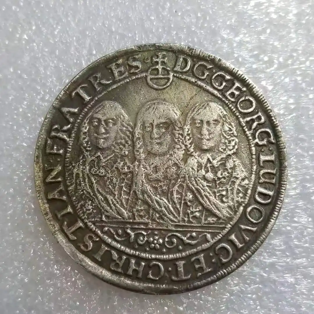 

1652 Европейская игра золотые и серебряные монеты, домашний декор, монета на удачу, волшебные коллекционные монеты, монеты, рождественские по...