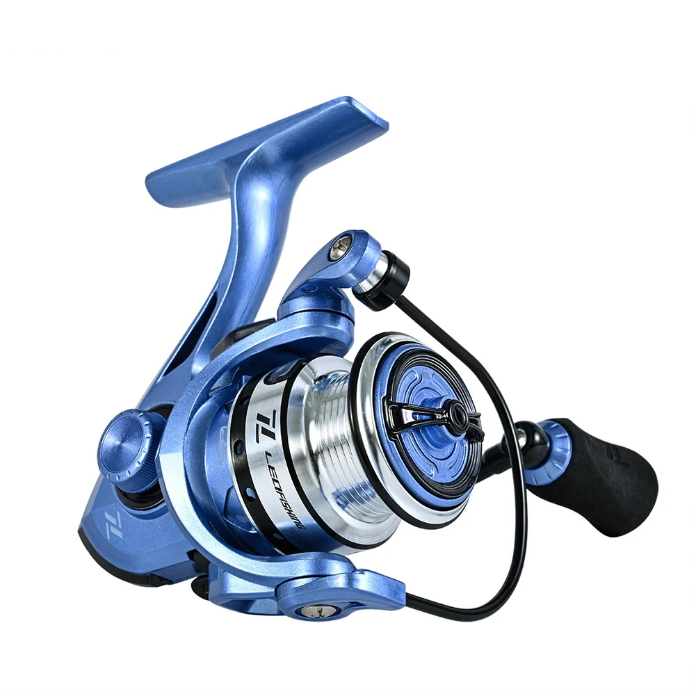 

Fishing Wheel Smooth Friction Fishing Reels Wheel Ultralight Micro Spinning Reel Gapless Metal Handle for Freshwater Saltwater