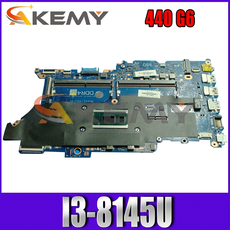 

DAX8JMB18C0 For HP Probook 440 G6 I3-8145U Notebook Mainboard DDR4 Laptop motherboard