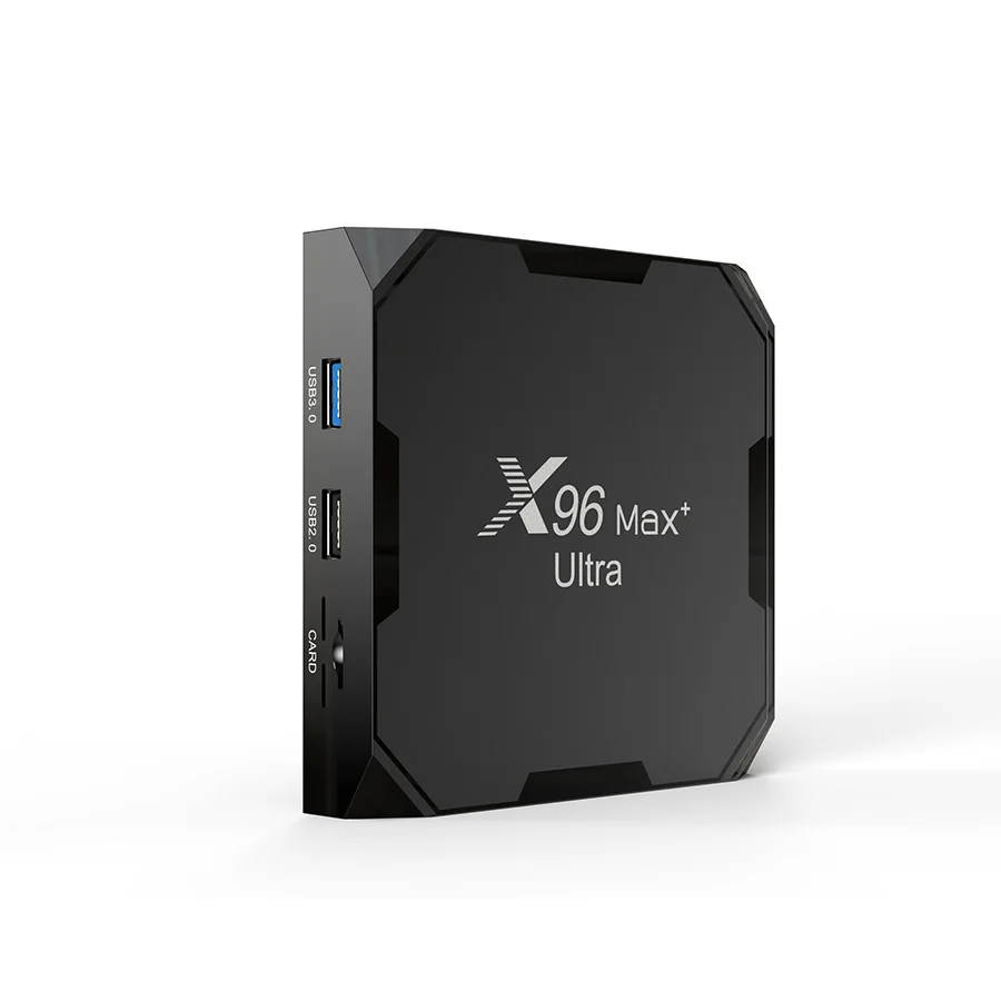 ТВ-приставка X96 Max Plus Android 11 Amlogic S905X4 поддержка AV1 8K двойной Wi-Fi BT Youtube медиаплеер 4 Гб