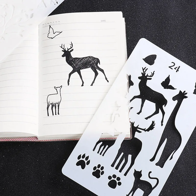 

12 шт./набор, Дополнительные шаблоны для рисования детей