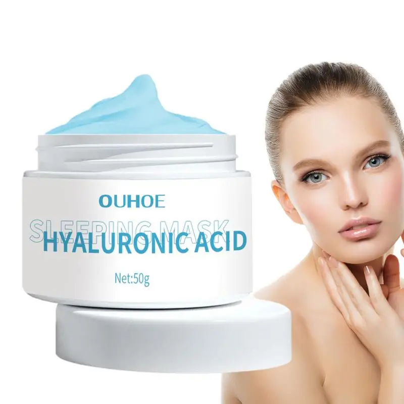 

Увлажняющая Маска для ночного сна, с гиалуроновой кислотой