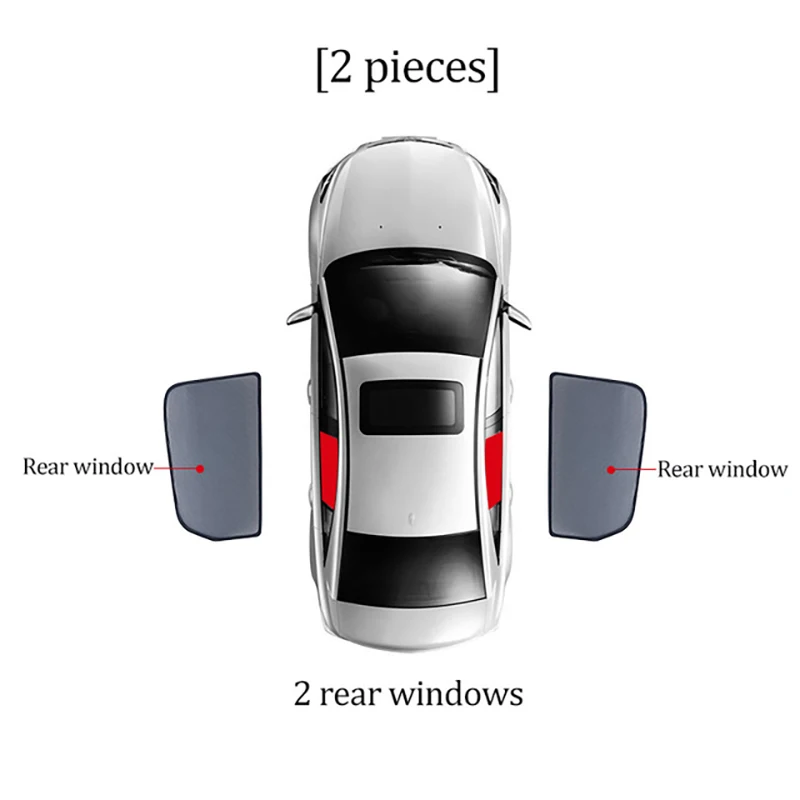

Для BMW X3 G01 IX3 G08 2018-2024 автомобильный магнитный солнцезащитный козырек на лобовое стекло, сетчатый козырек на заднее боковое стекло