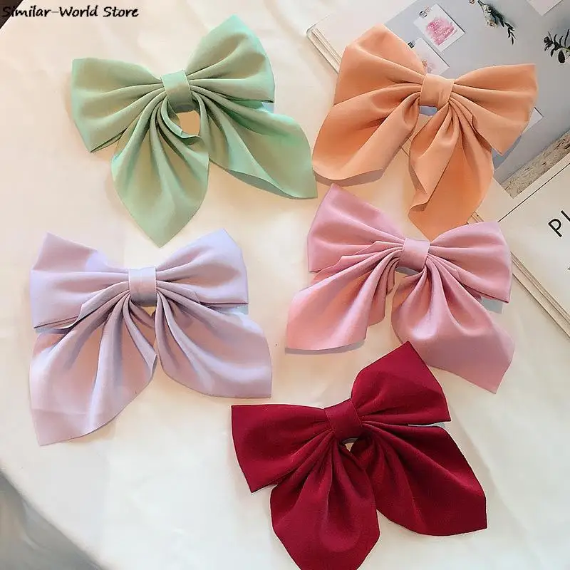 Bow Hairpin Temperament Maiden Duckbill Clip Hair Accessories Simple Headwear Daily Side Clip