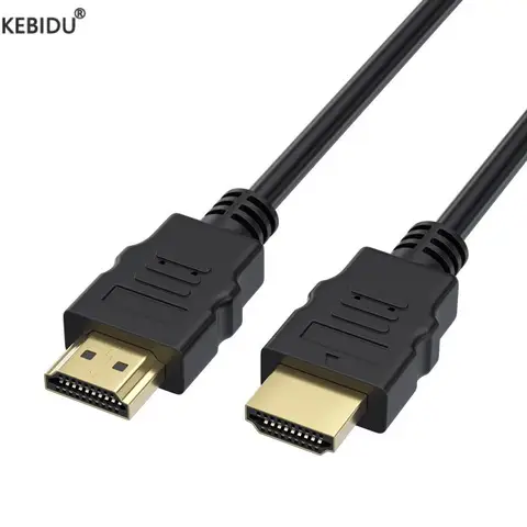 Совместимый кабель HDMI, видеокабели 1080P, 3D кабель для телевизора, проектора, передачи данных, компьютерного дисплея, 1,5 м, 5 м, кабель HDMI-HDMI
